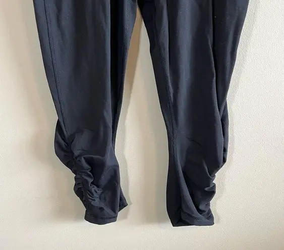 Lululemon  Sunset Salutation Black Cropped Jogger Leggings 4