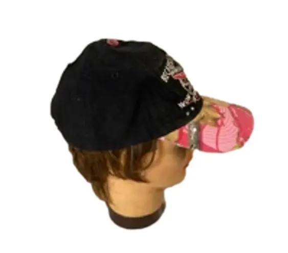 None Girls With Guns Black Pink Camo Baseball Cap Adjustable Hat