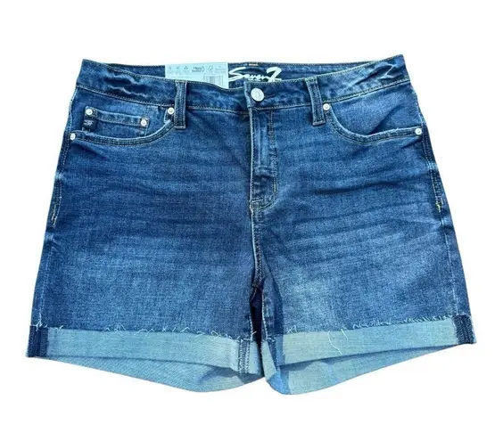Seven7 Weekend Cuffed Denim Shorts Women’s Size 10 – Dark Wash NWT