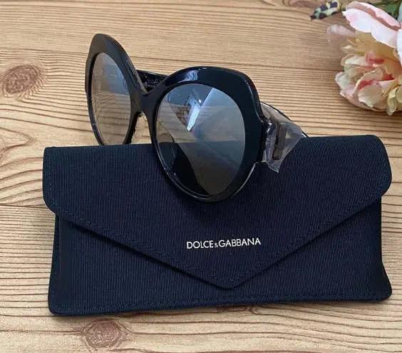 Dolce & Gabbana Authentic New  Oversized 56mm Butterfly Sunglasses