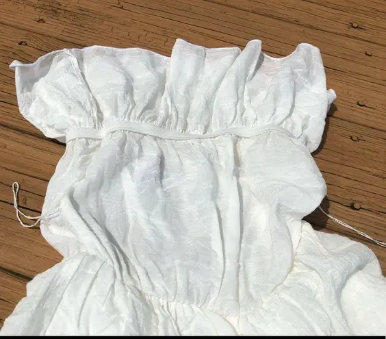 Body Central Strapless White Dress Size S