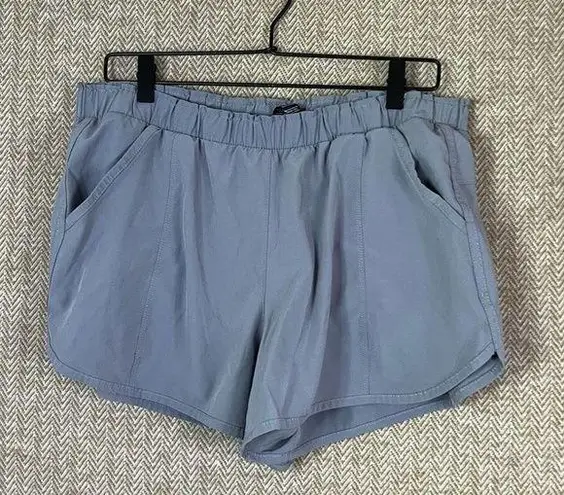 RBX gray flowy athletic running shorts with pockets Women's L Size L