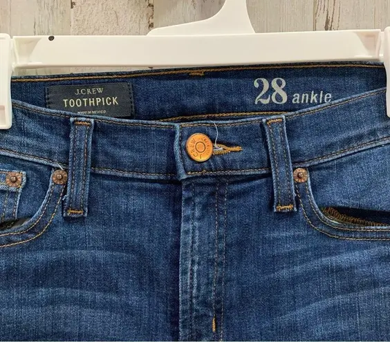 J.Crew  Toothpick Skinny Ankle Jeans