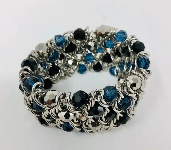 Cookie Lee  bracelet, genuine crystals, one size fits most