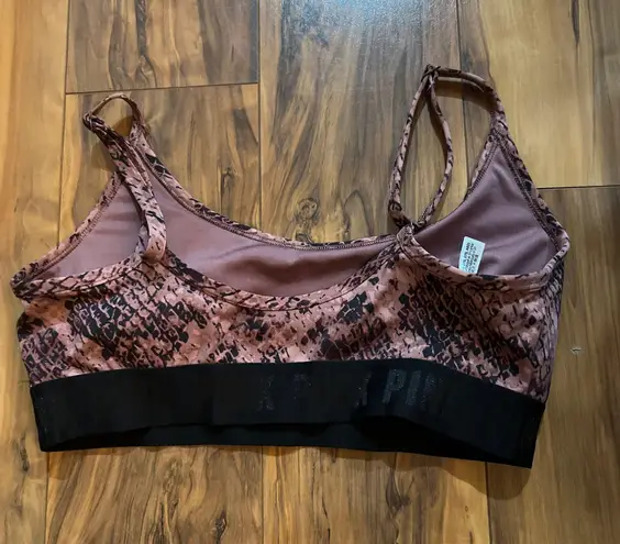 PINK - Victoria's Secret PINK Victoria’s Secret Snakeskin Sports Bra