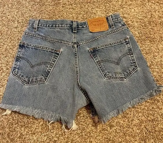 Levi's Vintage Levi 550 Classic Blue Denim Women's Shorts waist 32