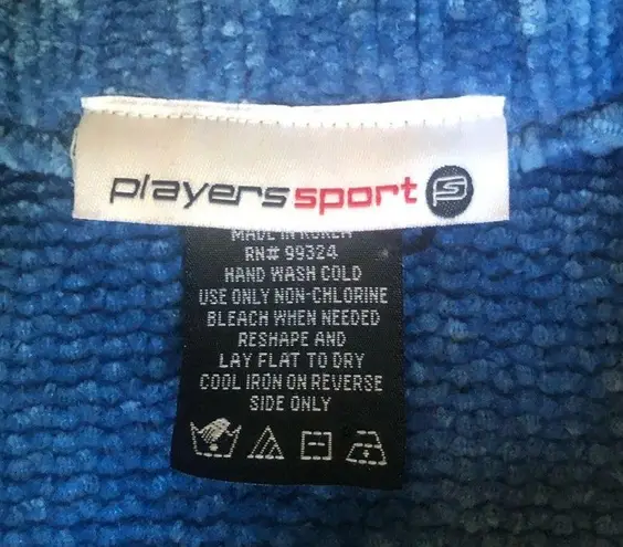 Vintage Long Sleeve ZipUp Sweater Blue M Size undefined