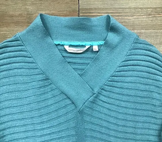 Soft Surroundings Bohème Sweater in Dusty Teal