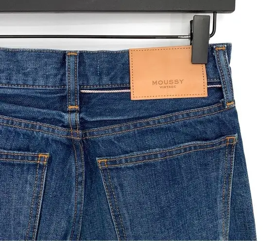 NWT MOUSSY Vintage Wilbur Tapered Mid Rise Jean Blue Denim 24