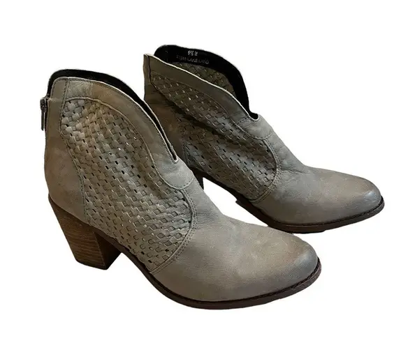Diba True Lake Land Woven Perforated Ankle Booties