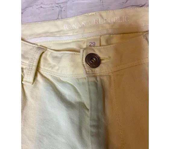 Banana Republic  Boyfriend Fit Yellow jeans size 29