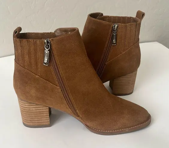 Blondo Noa waterproof ankle boots camel suede 9.5