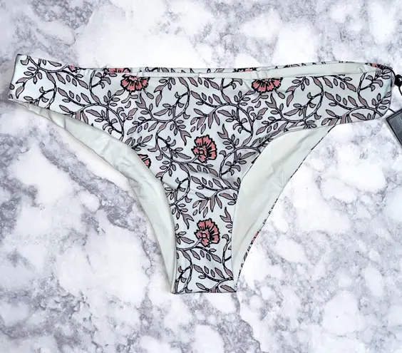 Tavik swim New Tavik Reversible Wild Flower Print Bikini Bottom Ali Light Blue