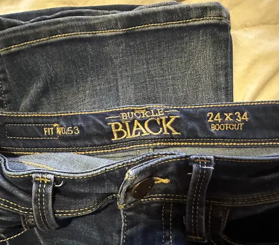 Buckle Black Jeans