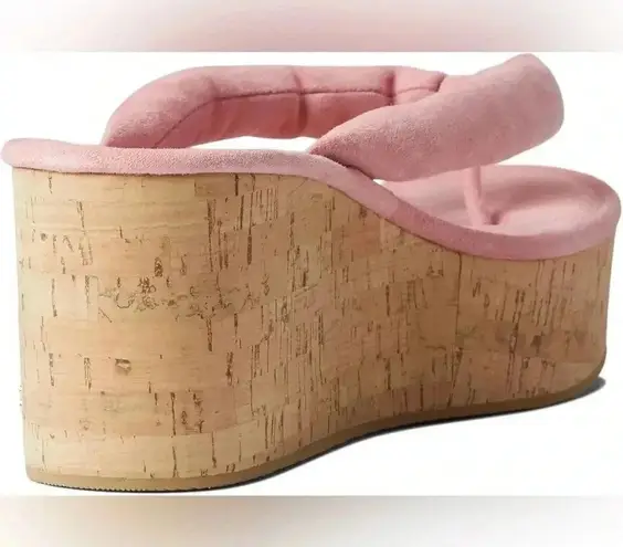 Veronica Beard Gabby geno cork Platform Wedge Thong Sandal (Women) size 10M
