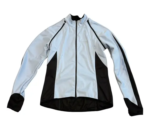 Gore Bike Wear Windstopper cycling jacket zip off sleeves C2 2256 Blue Size L