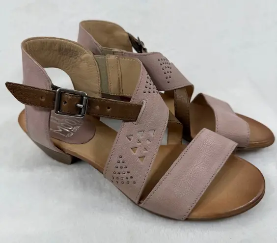Miz Mooz New York City Cienna Women's Leather Heeled Sandals - Size 10 - Mauve