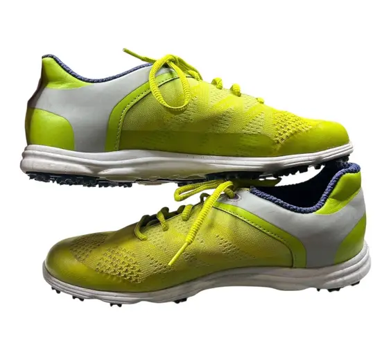 Footjoy FJ Neon Yellow Green Women's Leisure Golf Shoes Size 8.5