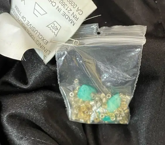 Mori Lee Black Beaded Mermaid Gown Size 0