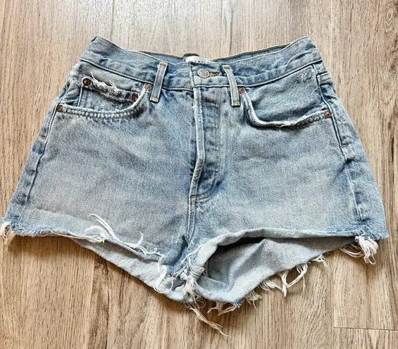 AGOLDE Parker Shorts in Encore Distressed Size 24