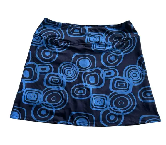 Golftini Eager Eyes A Line Golf Tennis Skort Skirt Sporty Activewear preppy blue Size L