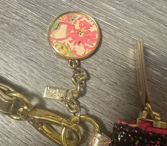 Lilly Pulitzer  Glitter Wristlet Style 43087