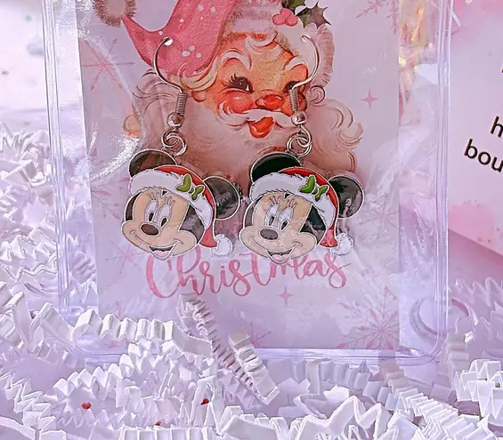 Mickey Christmas Earrings/gifts ideas/Christmas season/holiday season Multiple