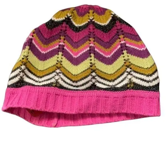 Missoni for Target Zig Zag Multicolor Winter Beanie Purple