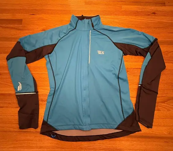 Mountain Hardwear AirShield Active Women's Wind Jacket Blue Black Size L
