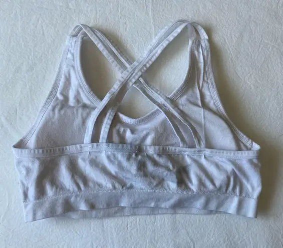 Bebe White Sports Bra