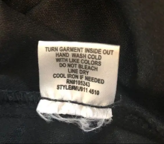 Bobeau Black With Cream Lace Trim Slip Mini Dress Size Small