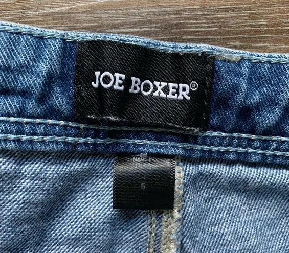 Joe Boxer  Distressed Raw Hem Jean Shorts 5