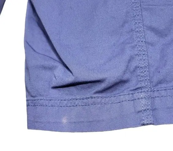 Fresh Drawstring Cargo Roll Tab Shorts Elastic Drawstring in Periwinkle Size 16