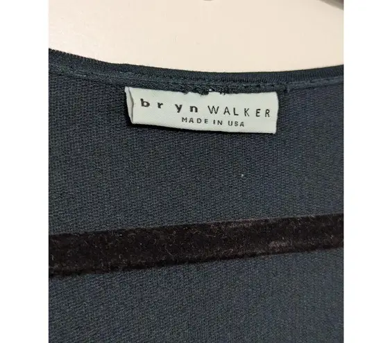 Bryn Walker Chelsea Dress Tulip Skirt Hunter Green Long Sleeve Stretch Knit Gown