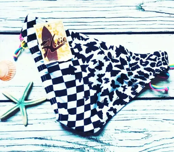 Hobie Swim Hipster Butterfly Printed Bikini Bottom