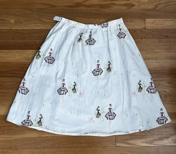 Sandra Poodle Print Skirt