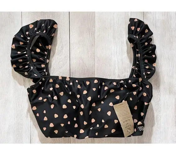 ALBION FIT Albion chip Bella crop top swim top XL