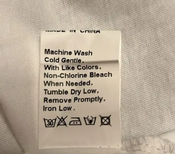 BTFBM women’s Midi swing flowy dress tiered cotton white Size S NWT