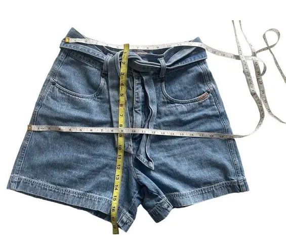 EXPRESS 80s Vintage  Paperbag Jean Shorts Size 7/8