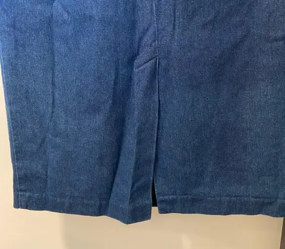 Talbots NWOT |  women’s denim maxi skirt — size 8