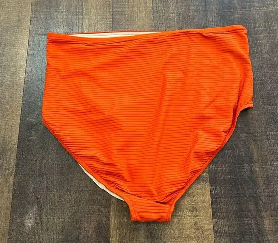 ALBION FIT Groove Midi Orange Swim Bottoms Size XL