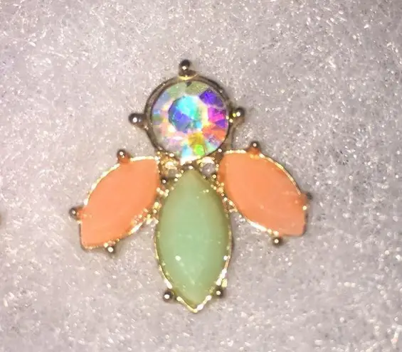 Lot of 2 Colorful Pastel Teardrop Earrings $8 Each Green