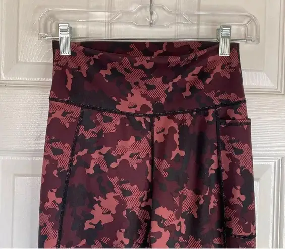 Sweaty Betty Full Length Super Sculpt Leggings Rust Camo Size Small