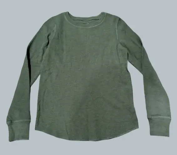 Green Sage Long Sleeve Women hippee boho 2010s basics small bella fall spring - Image 1