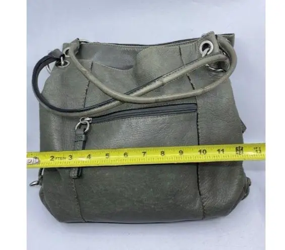 Giani Bernini Msrp Olive Green Leather Shoulder Bag