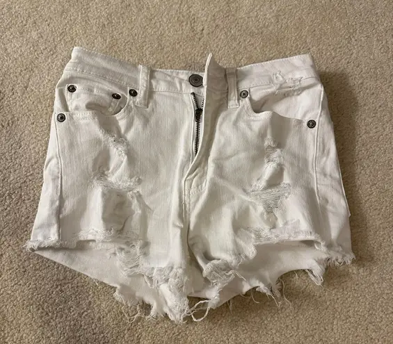 Aeropostale White Jean Shorts