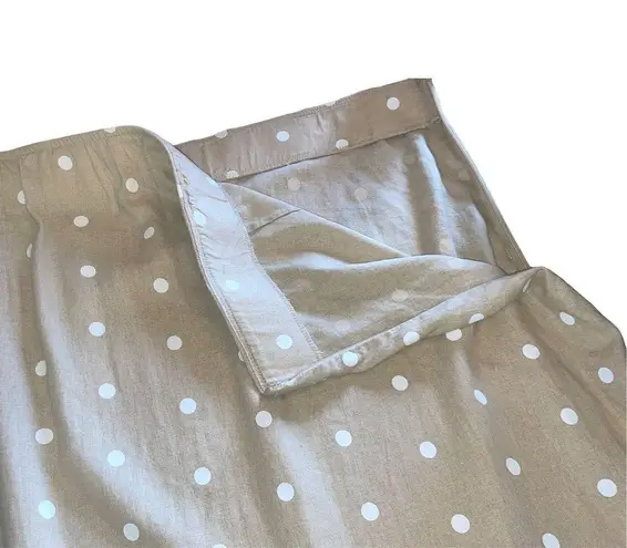 Old Navy  Beige with White Polka Dot Skirt Size XX-Large-NWT