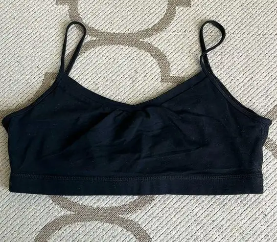 Lululemon  black no padding yoga lounge light support bra