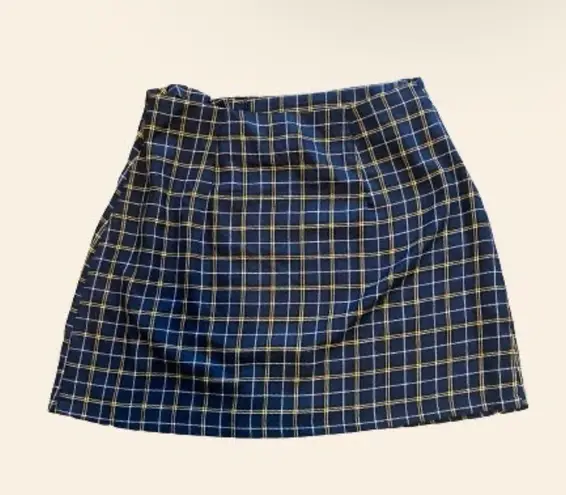 Miss Selfridge NWT Blue Plaid Mini Skirt Size 6