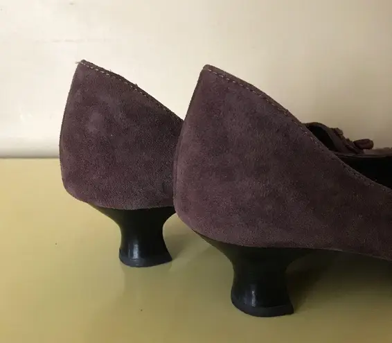 Me Too Suede Moccasin Heels